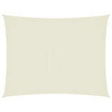 Vidaxl Sunshade Rectangular 4x5 M Oxford Fabric Crème -farvet -farvet