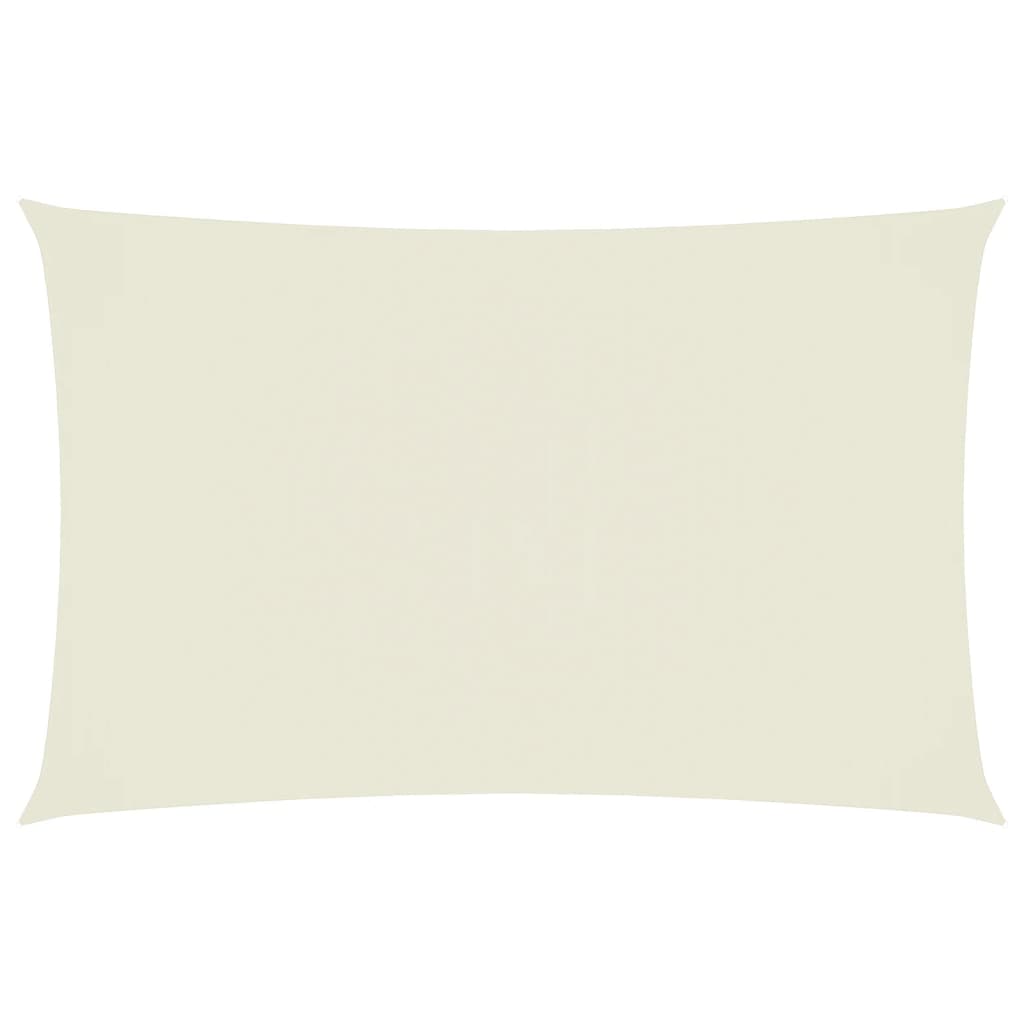 Vidaxl Sunshade Rectangular 4x7 M Oxford Fabric Crème farvet