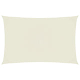 Vidaxl Sunshade Rectangular 4x7 M Oxford Fabric Crème farvet