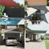 VIDAXL Sunshade Rechteckige 6x7 M Oxford Stoff Crème -Colored