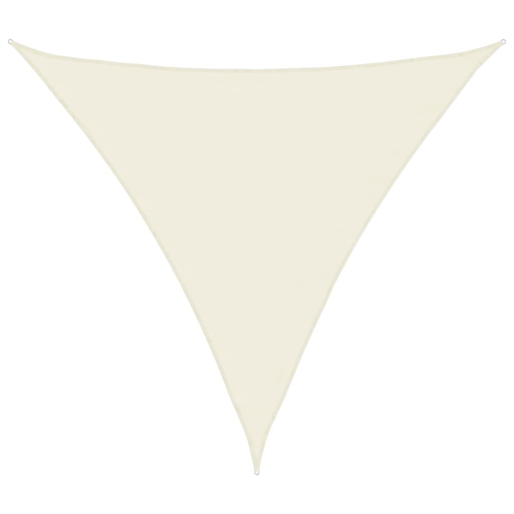 Vidaxl Sunshade Triangular 4x4x4 M Oxford Fabric crème -Coleed