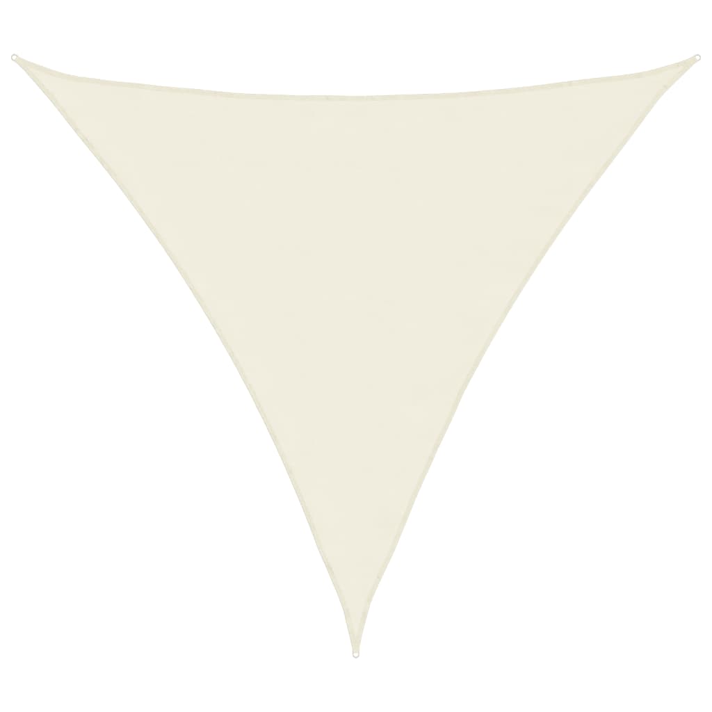 Vidaxl Sunshade Triangular 4,5x4,5x4,5 m Oxford Stof crème -farvet