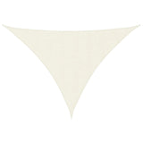 Vidaxl Sunshade Triangular 4x5x5 M Oxford Fabric Crème w kolorze