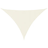 Vidaxl Sunshade Triangular 5x7x7 M Oxford Fabric Crème -