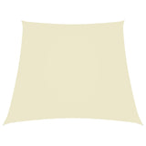Vidaxl Zonnezeil Trapezium 2 4x3 M Oxford tkanina krema -barvna