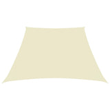 Vidaxl Sinhade Trapezium 3 4x3 M Oxford tkanina krema -barvna
