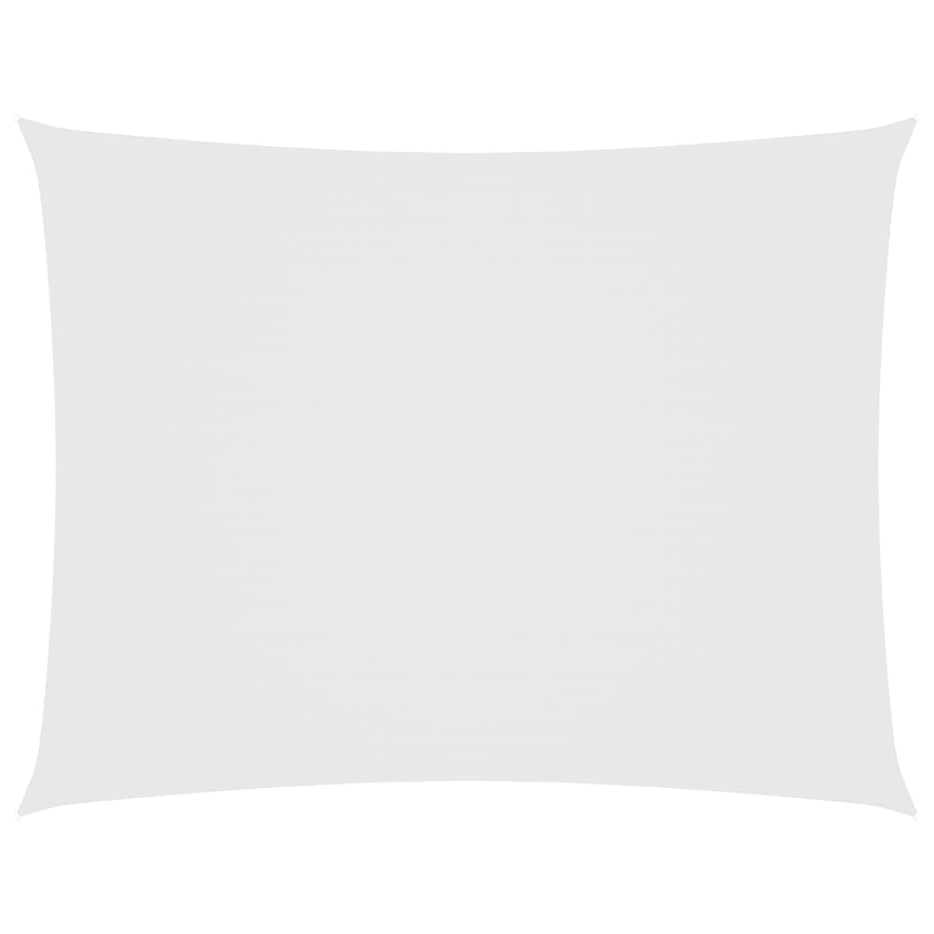Vidaxl Shade Rectangular 2,5x3,5 M tessuto Oxford bianco