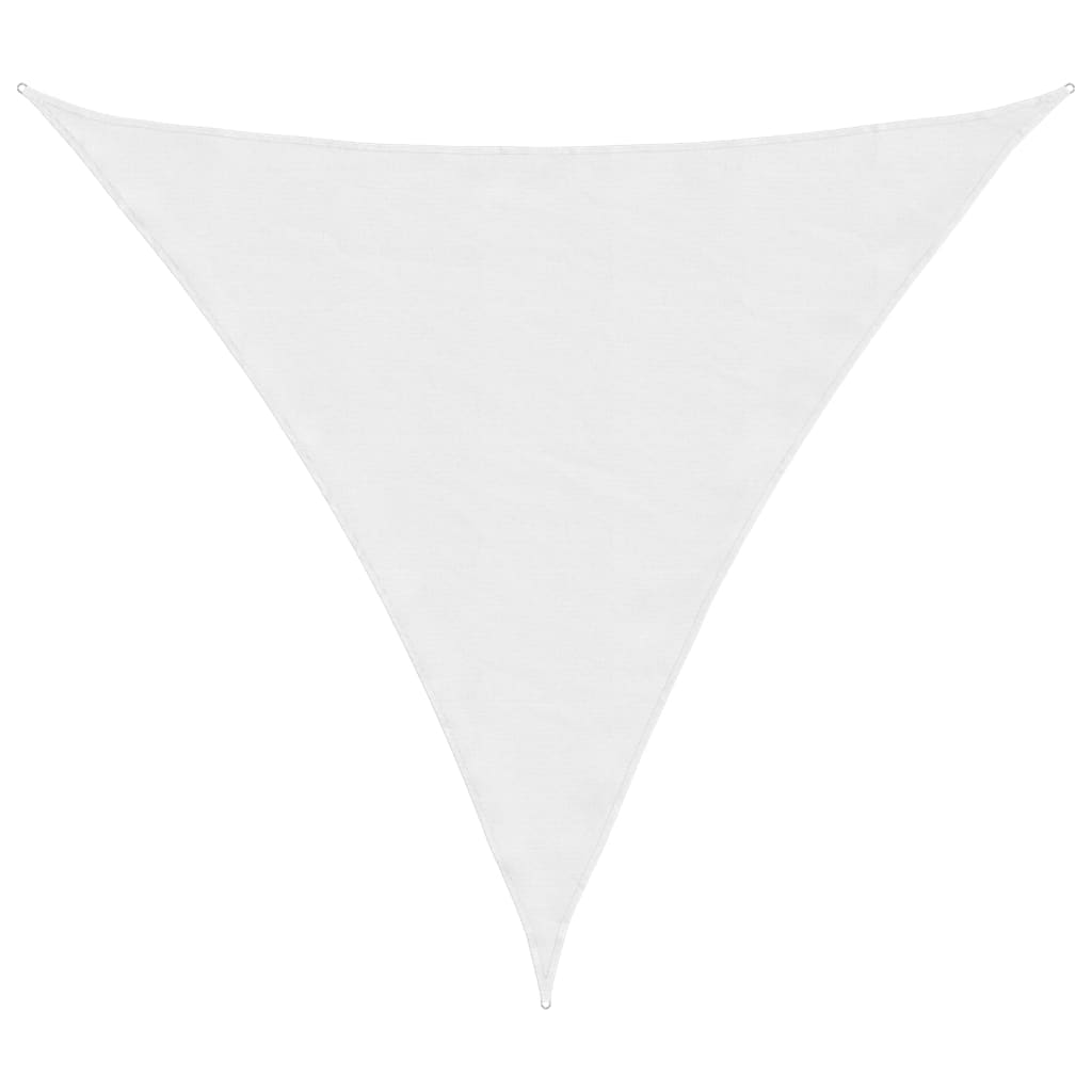 Vidaxl Sunchade Triangular 3x3x3 M Oxford Stoff weiß
