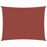 Vidaxl Sonnenschatten Rechteck 3x4,5 M Oxford Stoff Terrakotta -gelenkt
