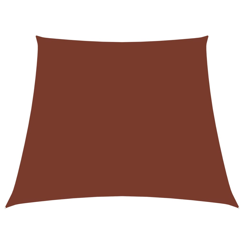 Vidaxl Zonnezeil Trapezium 2 4x3 m Oxfordská textilie Terracotta -