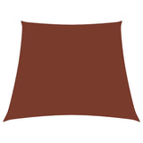 Vidaxl Zonnezeil Trapezium 2 4x3 m Oxfordská textilie Terracotta -
