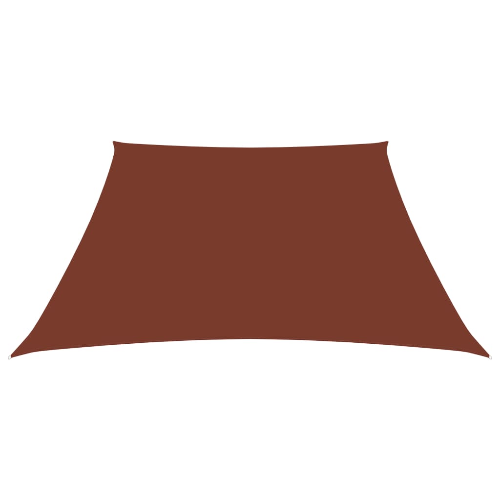 Vidaxl Zonnezeil Trapezium 2 4x3 m Oxfordská textilie Terracotta -