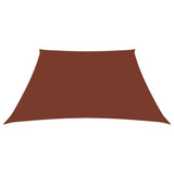 Vidaxl Zonnezeil Trapezium 2 4x3 m Oxfordská textilie Terracotta -