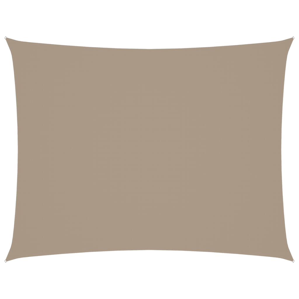 Vidaxl Sunshade Rectangular 2x3.5 M Oxford fabric taupe