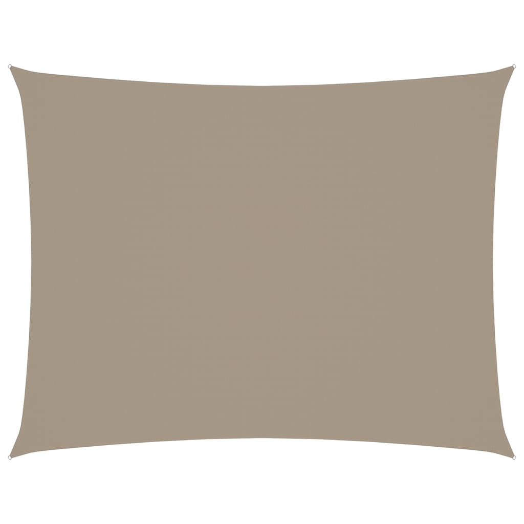 Vidaxl Sun Shade Rectangular 2,5x3,5 M tessuto Oxford Taupe