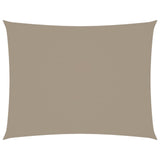Vidaxl Sun Shade Rectangular 2,5x3,5 M tessuto Oxford Taupe