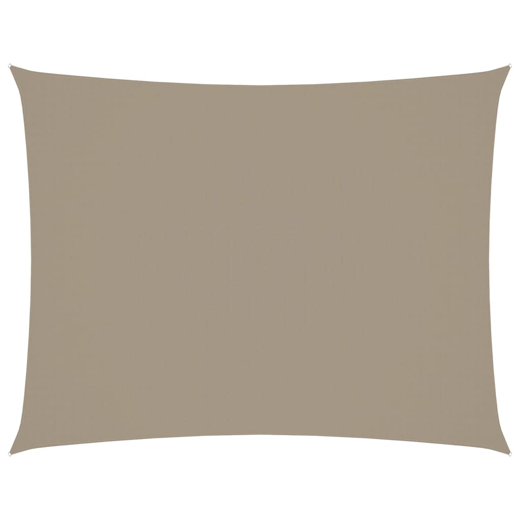 Vidaxl Sunshade Rectangular 3x6 M Oxford Fabric Taupe