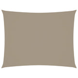 Vidaxl Sunshade Rectangular 3x6 M Oxford Fabric Taupe