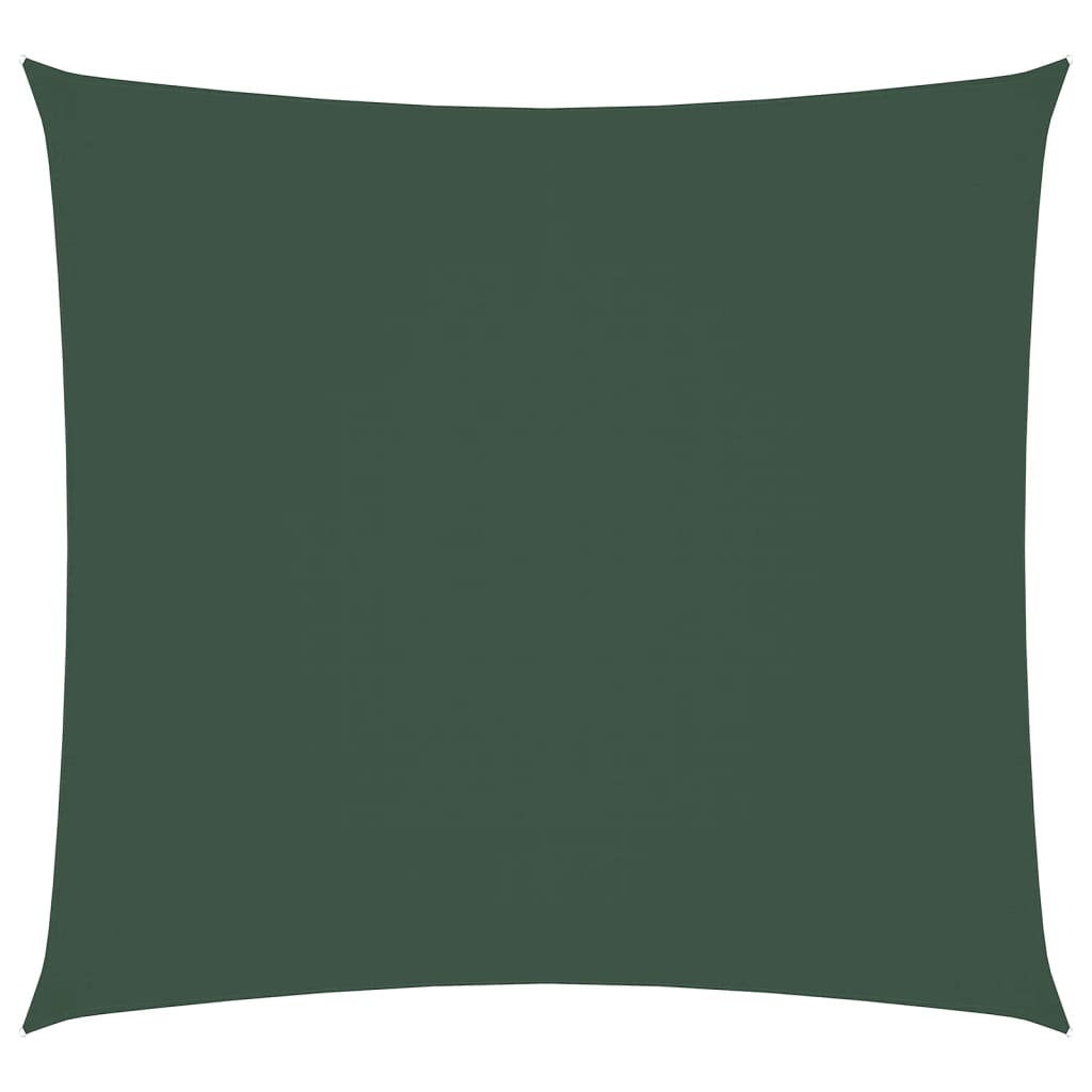 Vidaxl Sunshade Square 2x2 M Oxford Tissu vert foncé