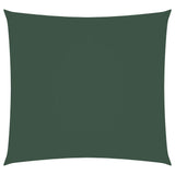Vidaxl sunshade square 3.6x3.6 m oxford fabric dark green