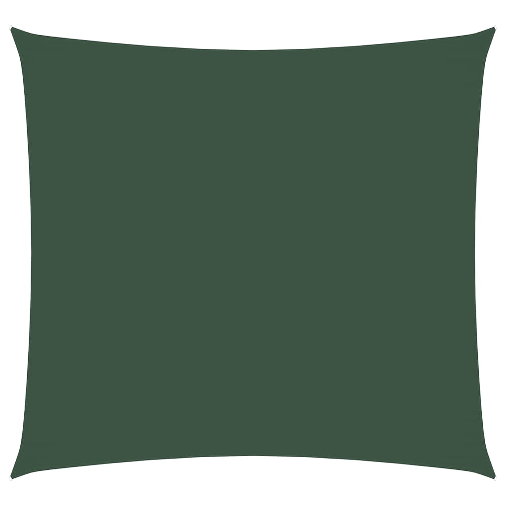 Vidaxl Sunshade Square 4x4 M Oxford Fabric Dark green
