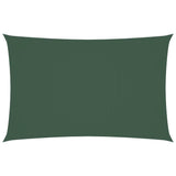 Vidaxl Sunshade Rectangular 2x5 M Oxford Stof mørkegrøn