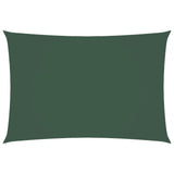 Vidaxl Shade Rectangular 2.5x4.5 M tessuto Oxford Verde scuro