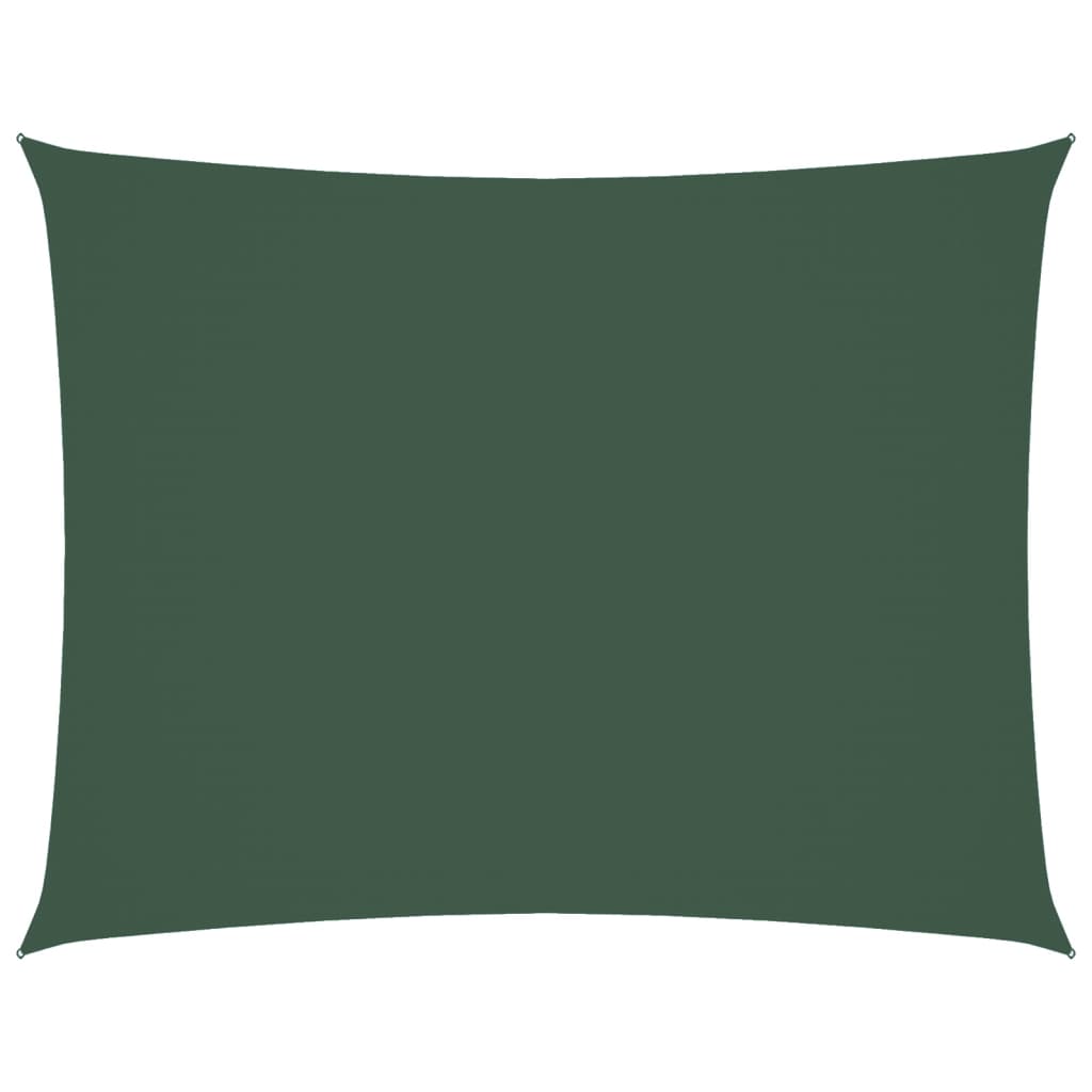 Vidaxl SunShade Rectangular 3,5x4,5 m oxford tmavá tmavá zelená