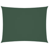 Vidaxl Sun Shade Rectangular 6x7 M tessuto Oxford Verde scuro