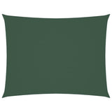 VidaXL Sunshade dronuilleogach 6x7 m fabraic oxford glas dorcha