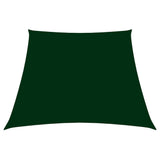 Vidaxl Zonnezeil Trapezium 2 4x3 m Oxford tmavá tmavá zelená