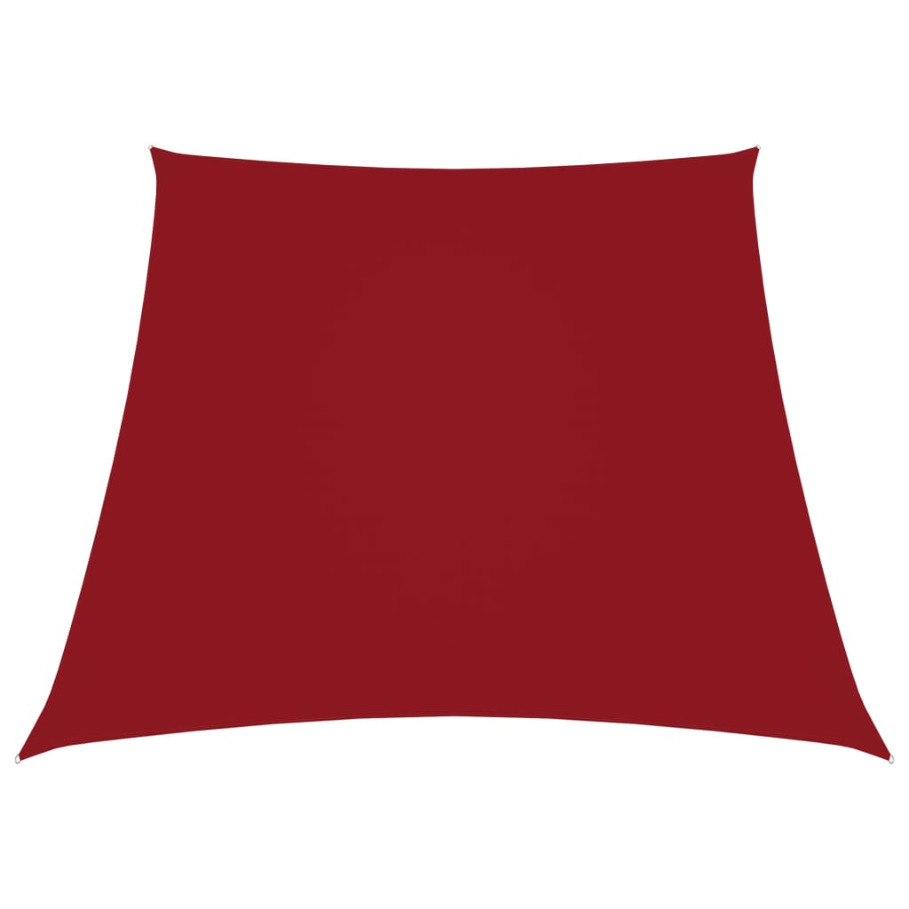Vidaxl Zonnezeil Trapezium 2 4x3 M Oxford Fabric Red