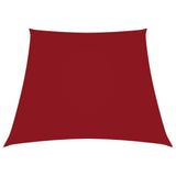 Vidaxl Zonnezeil Trapezium 2 4x3 M Oxford Fabric Red