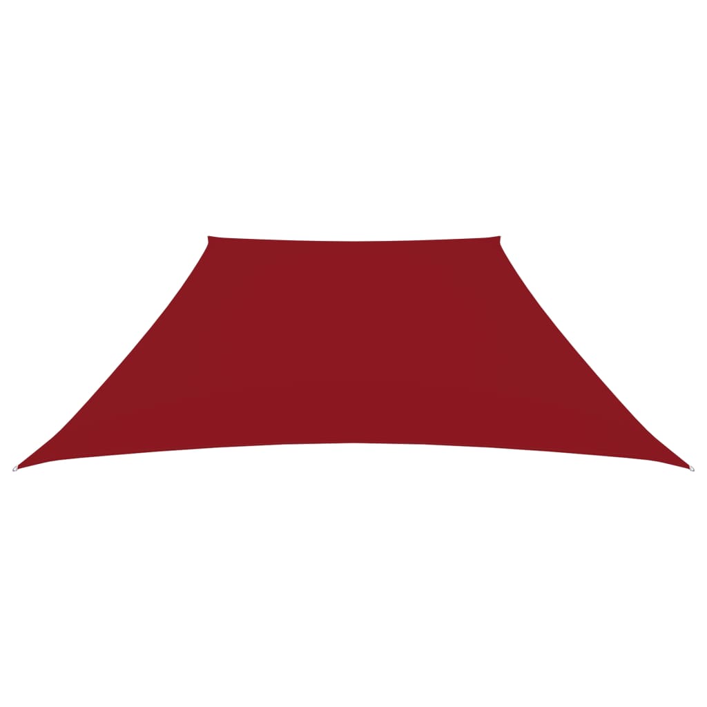 Vidaxl Zonnezeil Trapezium 2 4x3 M Oxford Fabric Red