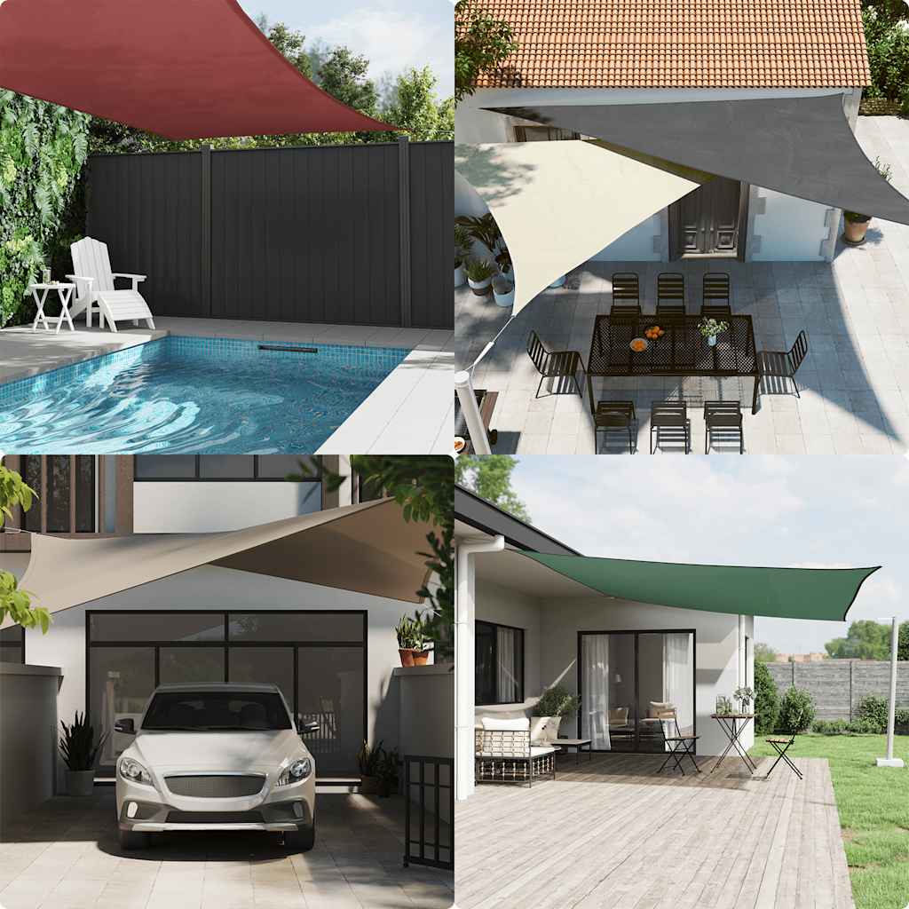 Vidaxl Sunshade Square 2x2 M Oxford Stof sort sort
