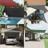 Vidaxl Sunshade Square 2x2 M Oxford Stof sort sort