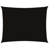 VidaXL Sunshade Rectangular 2x3 M Oxford Fabric Black