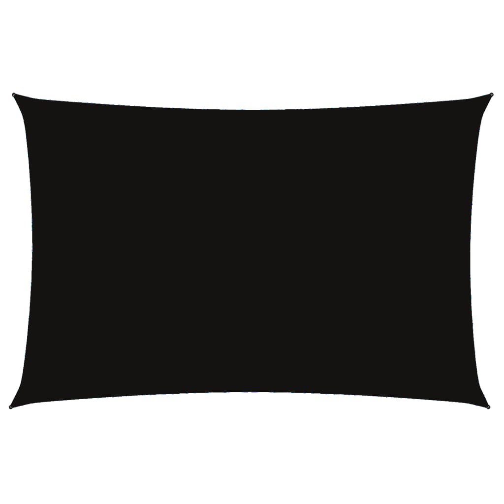 Vidaxl Sunshade rektangulær 2x4 m Oxford Stof sort