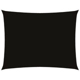 Vidaxl Sunshade Rectangular 4x6 M Oxford Fabric Negro