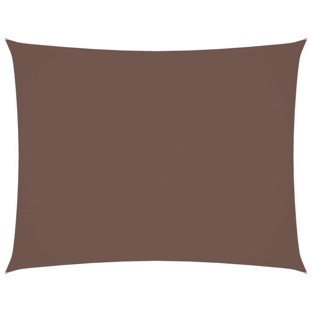 Vidaxl Sonnenschatten rechteckig 2,5 x 4 M Oxford Stoff braun
