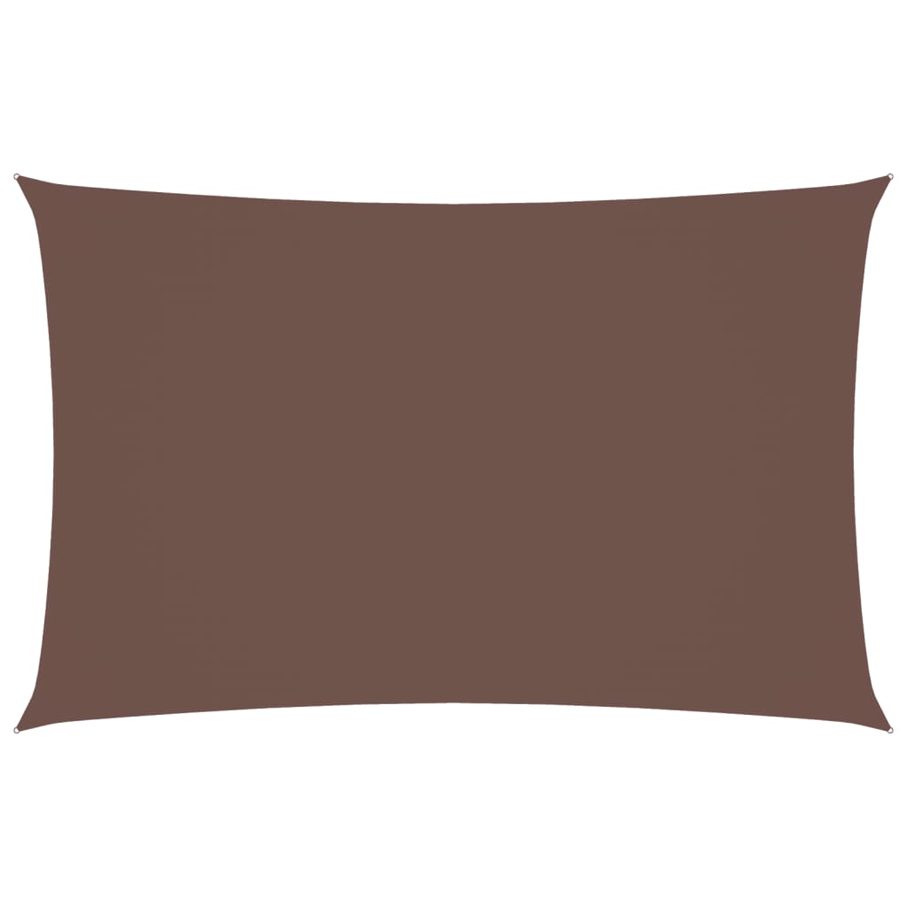 Vidaxl Sunshade Rectangular 2,5x5 M Oxford Fabric Brown