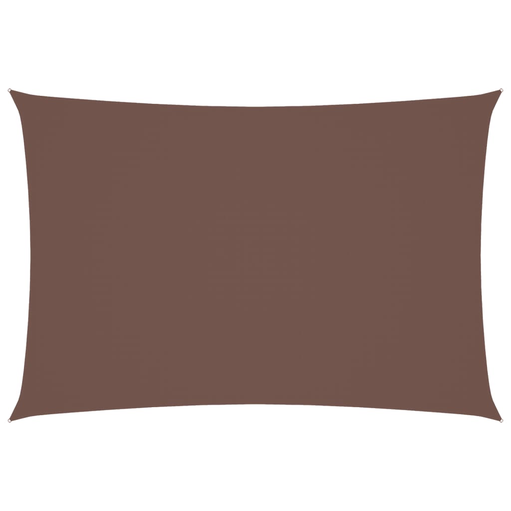 Vidaxl Sunshade Rectangular 3x5 M Oxford Fabric Brown