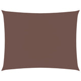 Vidaxl Sunshade Rectangular 3.5x4.5 M Oxford Fabric Brown