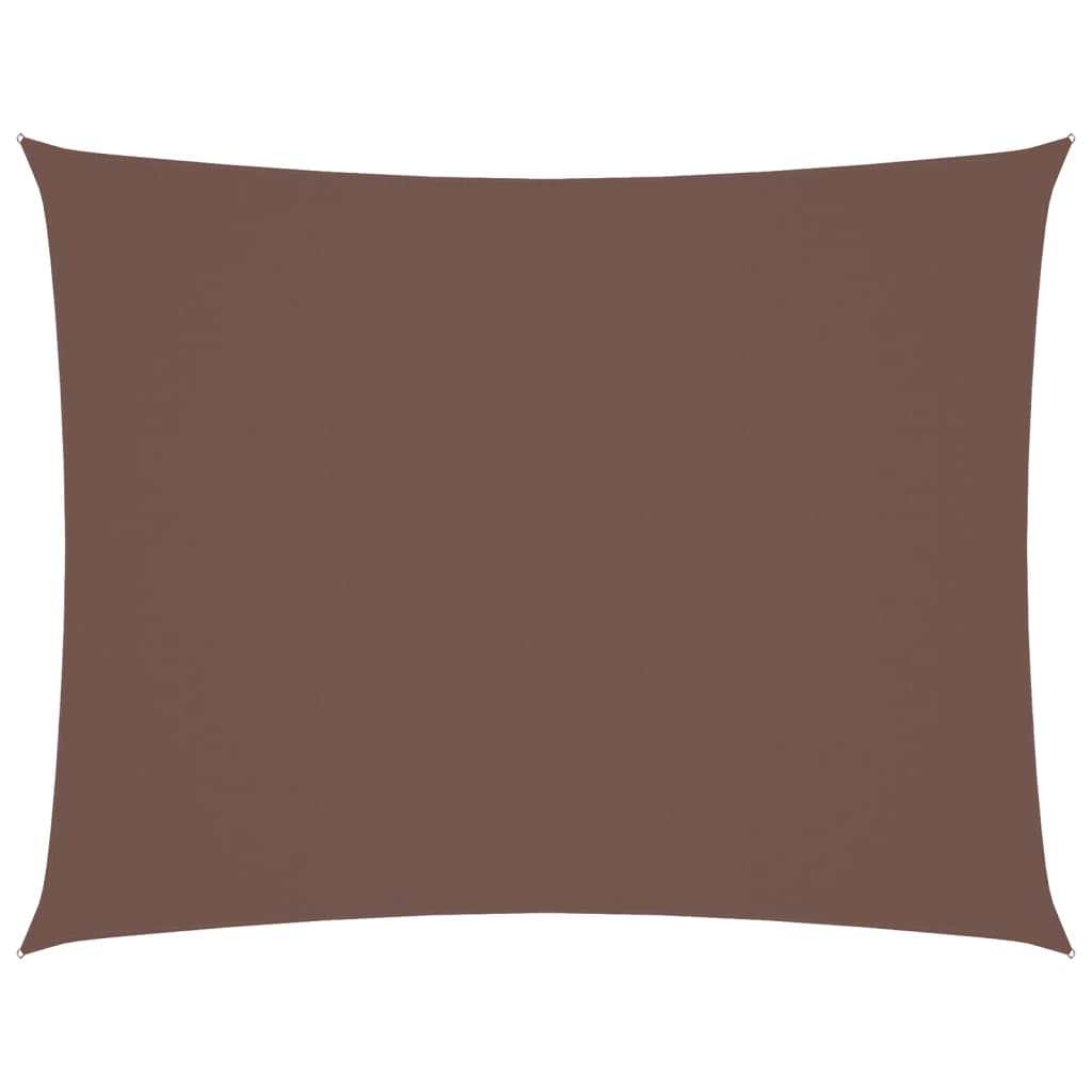 Vidaxl Sunshade Rectangular 3,5x5 m Oxford Fabric Brown