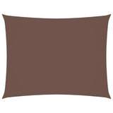 Vidaxl Sunshade Rectangular 4x5 M Oxford Fabric Brown