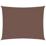 Vidaxl Sunshade Rectangular 4x6 M Oxford Fabric Brown