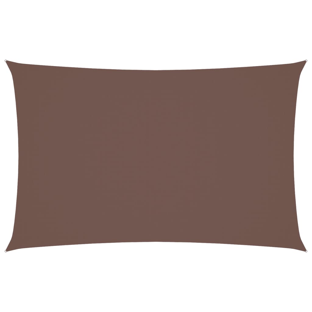 Vidaxl Sunshade Rectangular 4x7 M Oxford fabric brown