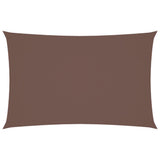 Vidaxl Sunshade Rectangular 4x7 M Oxford fabric brown
