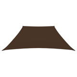 Vidaxl Zonnezeil Trapezium 2 4x3 M Oxford fabric brown