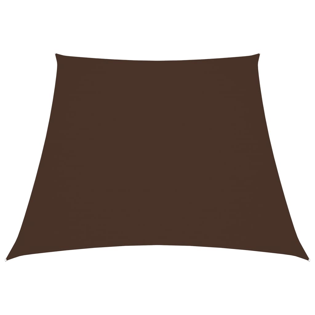 Vidaxl Sunshade Trapezium 3 4x3 m Oxfordská textilie hnědá